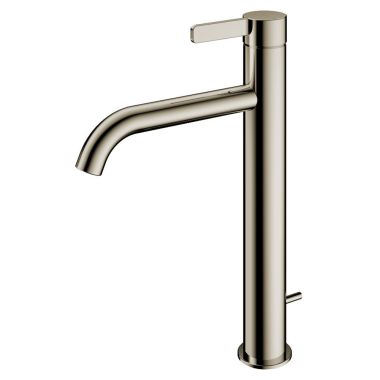 Click here to see Toto TLG11305U#BN TOTO GF 1.2 GPM Single Handle Vessel Bathroom Sink Faucet with COMFORT GLIDE Technology, WaterSense Certified, Brushed Nickel - TLG11305U#BN