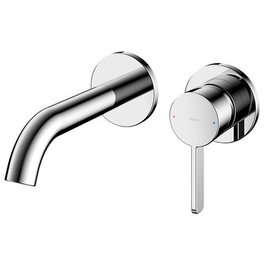 Click here to see Toto TLG11307U#CP TOTO GF Wall-Mount Single-Handle Bathroom Faucet with COMFORT GLIDE Technology, Lever Handle, Two-Hole, 1.2 GPM, Polished Chrome - TLG11307U#CP