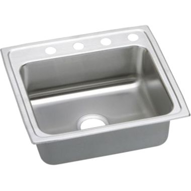Click here to see Elkay LRAD221955LMR2 Elkay LRAD221955LMR2 Single Bowl Lustertone Sink