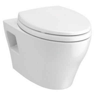 Click here to see Toto CWT4283056CMFGA#MS TOTO EP WASHLET+ S550e Wall-Hung Toilet - 1.28 GPF & 0.9 GPF - Auto Flush, CWT4283056CMFGA#MS - Matte Silver