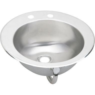 Click here to see Elkay LLVR192 Elkay LLVR192 Lustertone Stainless Steel Single Bowl Lavatory Sink