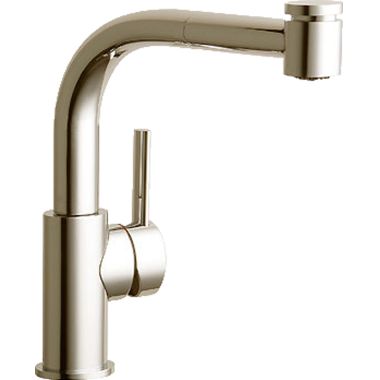 Click here to see Elkay LKLFMY1042NK Elkay Mystic Single Handle Pull-Out Bar/Prep Faucet, Brushed Nickel - LKLFMY1042NK