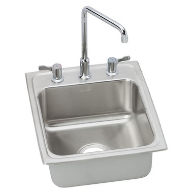 Click here to see Elkay LH1722C Elkay LH1722C Gourmet Stainless Steel Single Bowl Sink Package