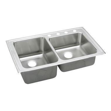 Click here to see Elkay LGR37224 Elkay LGR37224 Gourmet Double Bowl Sink