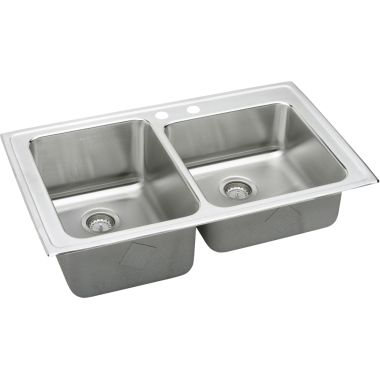 Click here to see Elkay LGR37222 Elkay LGR37222 Gourmet Double Bowl Sink