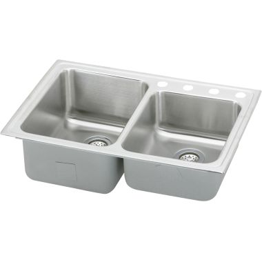 Click here to see Elkay LGR33224 Elkay LGR33224 Gourmet Double Bowl Sink