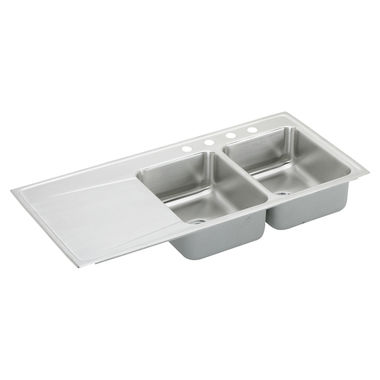 Click here to see Elkay ILR4822R4 Elkay ILR4822R4 Lustertone Stainless Steel Double Bowl Sink