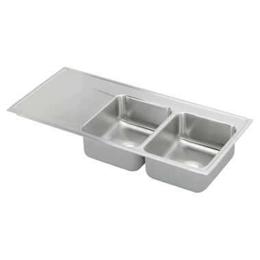 Click here to see Elkay ILR4822R0 Elkay ILR4822R0 Lustertone Double Bowl Drop-In Gourmet Sink