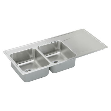 Click here to see Elkay ILR4822L0 Elkay ILR4822L0 Lustertone Double Bowl Drop-In Gourmet Sink