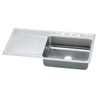 Click here to see Elkay ILR4322R3 Elkay ILR4322R3 Gourmet Stainless Steel Single Bowl Sink