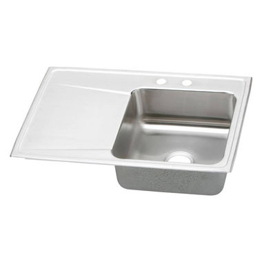 Click here to see Elkay ILR3322R2 Elkay ILR3322R2 Lustertone Single Bowl Drop-in Gourmet Sink