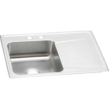 Click here to see Elkay ILR3322LMR2 Elkay ILR3322LMR2 Lustertone Single Bowl Drop-in Gourmet Sink