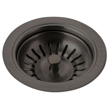 Click here to see Brizo 69050-SL Brizo Rook  4-1/2” Sink Flange and Strainer with Polypropylene Drain Housing, Brilliance Luxe Steel - 69050-SL
