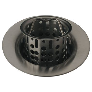 Click here to see Brizo 69051-SL Brizo Rook Prep Flange and Strainer with Drop-In Basket with Lift Handle Brilliance Luxe Steel - 69051-SL