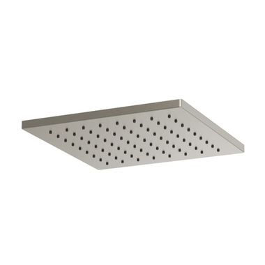 Click here to see Brizo 81399-NK Brizo Essential 12in Linear Single-Function Raincan Shower Head, Square, 1.75 GPM, Touch-Clean Nozzles, WaterSense, Luxe Nickel - 81399-NK