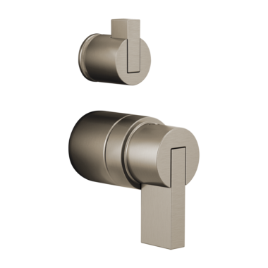 Click here to see Brizo HL75P32-NK Brizo Litze Pressure Balance Lever Handle Kit with Diverter and Temperature Control, ADA, Brilliance Luxe Nickel - HL75P32-NK