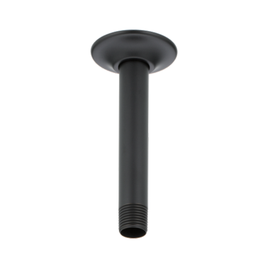 Click here to see Delta RP61058BL Delta Matte Black Shower Arm and Flange, Ceiling Mount - RP61058BL
