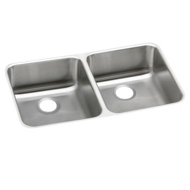 Click here to see Elkay ELUHAD321650 Elkay ELUHAD321650 Gourmet Undermount Double Bowl Rectangular Sink