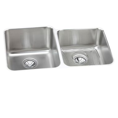 Click here to see Elkay ELUH3120RDBG Elkay ELUH3120RDBG Gourmet Undermount Double Bowl Kit