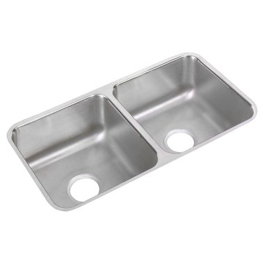 Click here to see Elkay ELUH3116DBG Elkay ELUH3116DBG Gourmet Stainless Steel Double Bowl Sink Package