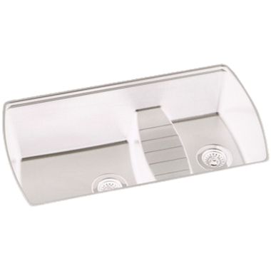 Click here to see Elkay ELQTULB342210WH0 Elkay ELQTULB342210WH0 Harmony Quartech Double Bowl Undermount Sink, White