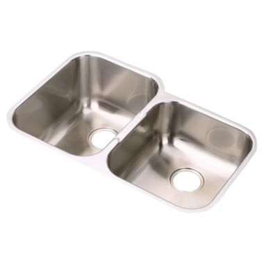 Click here to see Elkay EGUH312010R Elkay EGUH312010R Gourmet Stainless Steel Double Bowl Undermount Sink