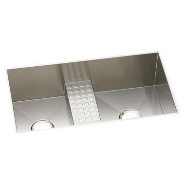 Click here to see Elkay EFULB331810CDB Elkay EFULB331810CDB Crosstown Stainless Steel Zero Radius Double Bowl Kitchen Sink