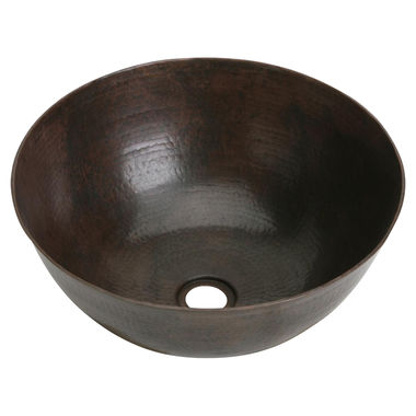 Click here to see Elkay ECU15ACH Elkay ECU15ACH Asana Single Bowl Vessel Bathroom Sink, Copper