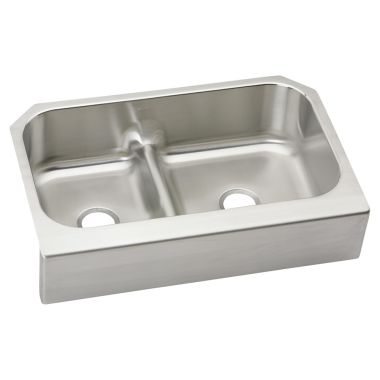 Click here to see Elkay EAQDUHF3523L Elkay EAQDUHF3523L  Gourmet Undermount Two-Bowl Sink