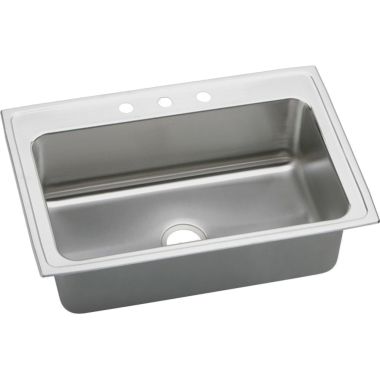 Click here to see Elkay DLRSQ3322103 Elkay DLRSQ3322103 Gourmet Stainless Steel Single Bowl Sink