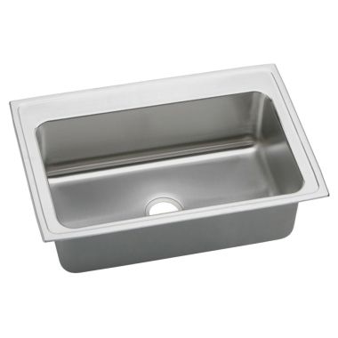 Click here to see Elkay DLRSQ3322100 Elkay DLRSQ3322100 Gourmet Stainless Steel Single Bowl Sink