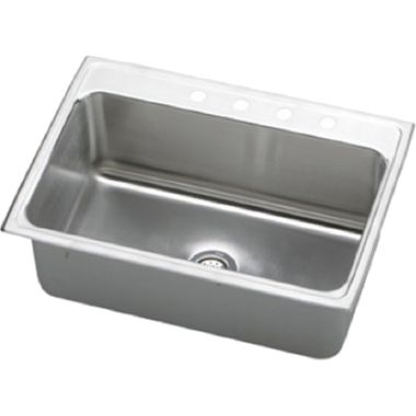 Click here to see Elkay DLRQ3122124 Elkay DLRQ3122124 Gourmet Stainless Steel Single Bowl Sink