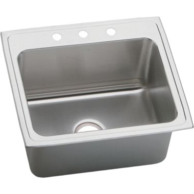 Click here to see Elkay DLRQ2522123 Elkay DLRQ2522123 Gourmet Stainless Steel Single Bowl Sink