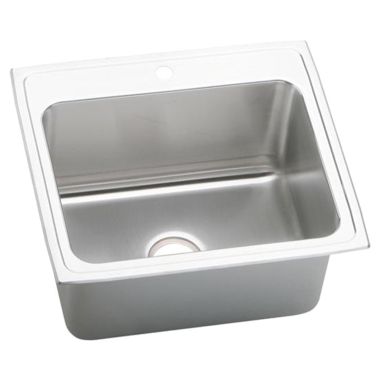 Click here to see Elkay DLRQ2522100 Elkay DLRQ2522100 Gourmet Stainless Steel Single Bowl Sink
