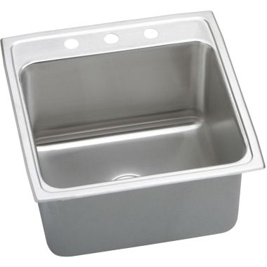 Click here to see Elkay DLRQ2222123 Elkay DLRQ2222123 Gourmet Stainless Steel Single Bowl Sink