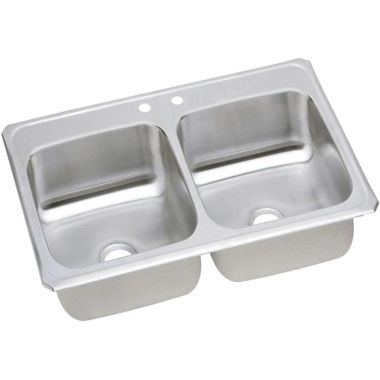 Click here to see Elkay CR43222 Elkay CR43222 Gourmet Stainless Steel Double Bowl Sink