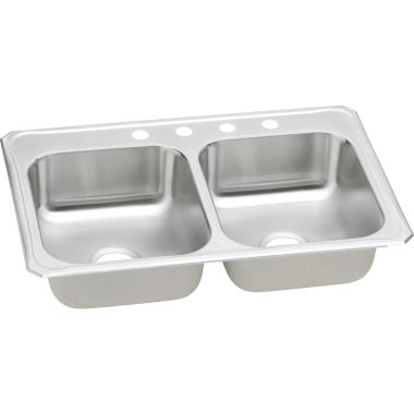 Click here to see Elkay CR33224 Elkay CR33224 Celebrity Stainless Steel Double Bowl Sink
