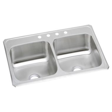 Click here to see Elkay CR33210 Elkay CR33210 Gourmet Double Bowl Kitchen Sink