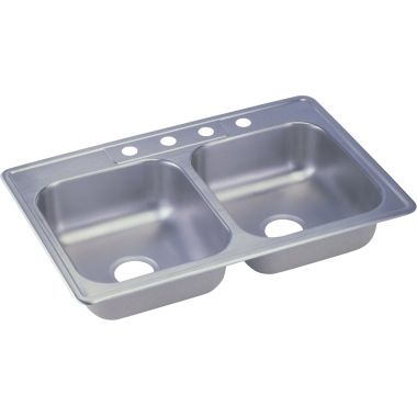 Click here to see Dayton K233224 Dayton K233224 Stainless Steel Top Mount Single Bowl Kingsford Sink