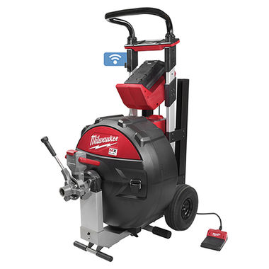 Click here to see Milwaukee MXF500-1CP Milwaukee MX Fuel Sewer Drum Machine, 200 ft Cable Capacity - MXF500-1CP