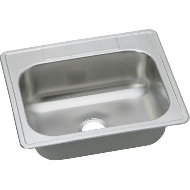 Click here to see Dayton DSE125220 Elkay DSE125220 Dayton Stainless Steel Single Bowl Sink