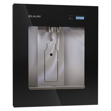 Click here to see Elkay LBWDC00BKC Elkay LBWDC00BKC ezH2O Liv Pro In-Wall Commercial Water Dispenser - Non-Refrigerated, Filtered, Midnight