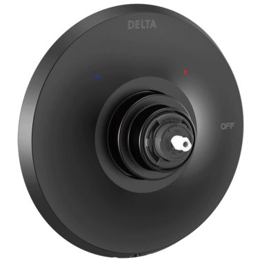 Click here to see Delta T14056-BLLHP Delta Dorval Monitor 14 Series Valve Trim, Less Handle, Matte Black - T14056-BLLHP