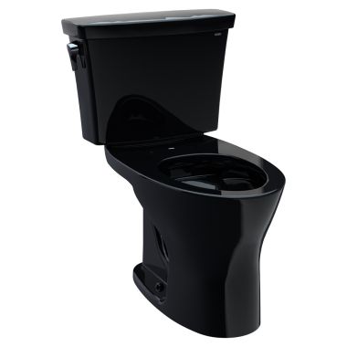 Click here to see Toto CST748CEMF#51 TOTO Drake Transitional Two-Piece Elongated Dual Flush 1.28 and 0.8 GPF Universal Height DYNAMAX TORNADO FLUSH Toilet, Ebony - CST748CEMF#51