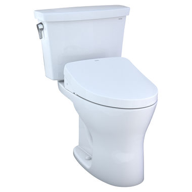 Click here to see Toto MW7483046CEMFGA#01 TOTO MW7483046CEMFGA#01 Drake Transitional WASHLET+ Toilet w/ S500e, Elongated Dual Flush, Cotton White