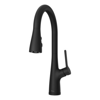 Click here to see Pfister LG529-NEB Pfister Neera Single Handle Pull-Down Kitchen Faucet, Matte Black - LG529-NEB