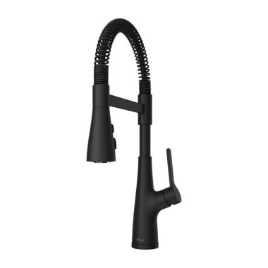 Click here to see Pfister LG529-NECB Pfister Neera Culinary Single Handle Pull-Down Spring Kitchen Faucet, Matte Black - LG529-NECB