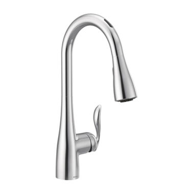 Click here to see Moen 7594EVC Moen Arbor Smart Single Handle High Arc Pull-Down Kitchen Faucet, Chrome - 7594EVC