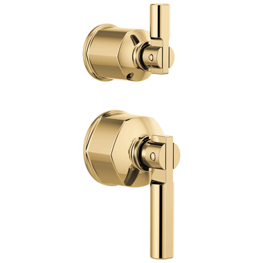 Click here to see Brizo HL75P76-GL Brizo Invari Pressure Balance Valve with Integrated Diverter Trim Lever Handle Kit, Brilliance Luxe Gold - HL75P76-GL