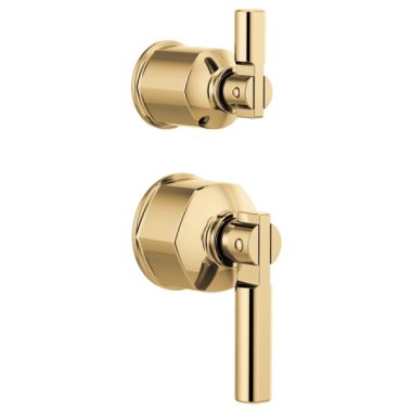 Click here to see Brizo HL75P76-PG Brizo Invari Pressure Balance Valve with Integrated Diverter Trim Lever Handle Kit, Brilliance Polished Gold - HL75P76-PG